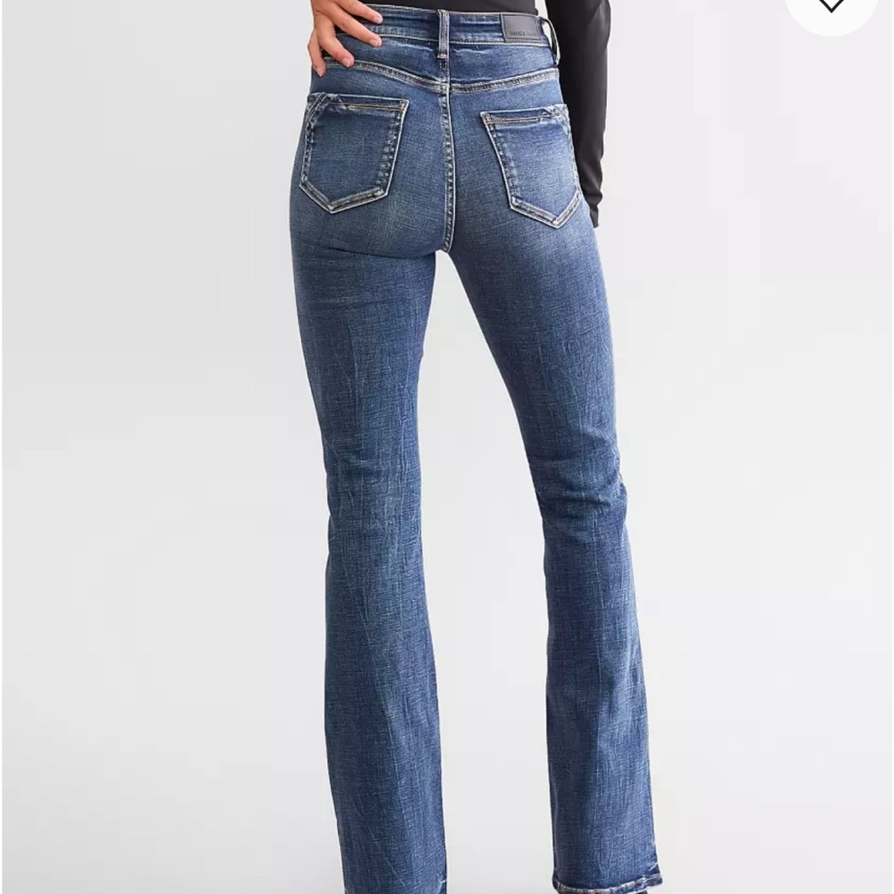 Buckle black dark wash fit 35 boot cut jeans. 27x34 - Picture 6 of 7